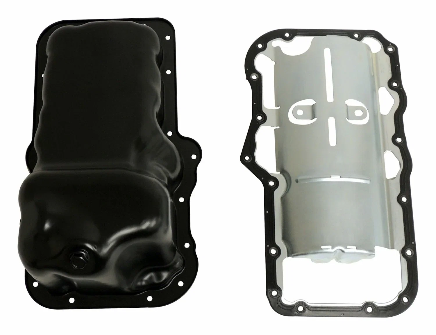 Crown Automotive - Steel Black Engine Oil Pan Kit - 53021779K
